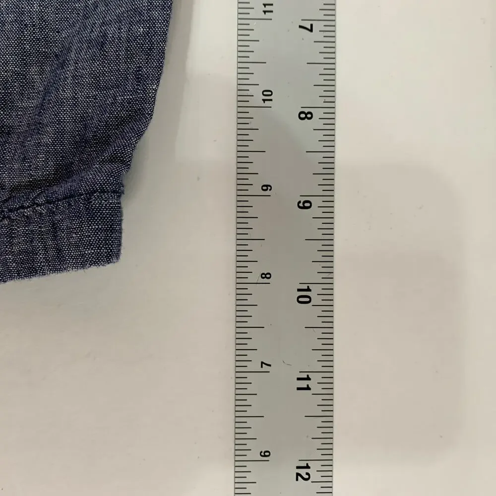 Janie and Jack 12-18 Month NEW Baby Linen Cotton Jogger Navy Gray
